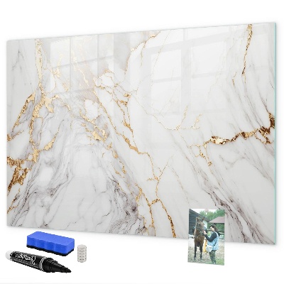 Magnettafel zum schreiben Stilvolle Pinnwand für Fotos und Notizen
