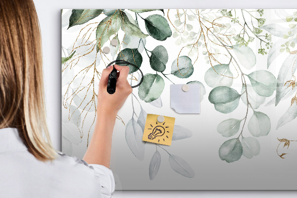 Schreib magnettafel Stilvolle Pinnwand für Fotos und Notizen