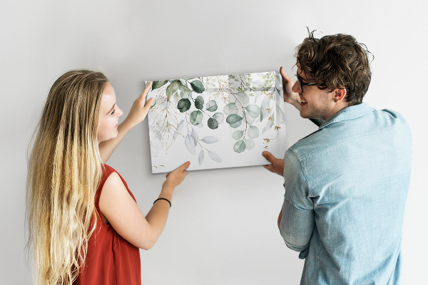 Schreib magnettafel Stilvolle Pinnwand für Fotos und Notizen