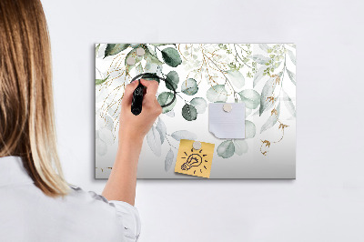 Schreib magnettafel Stilvolle Pinnwand für Fotos und Notizen