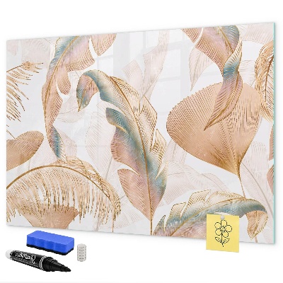 Magnettafel zum schreiben Stilvolle Pinnwand für Fotos und Notizen