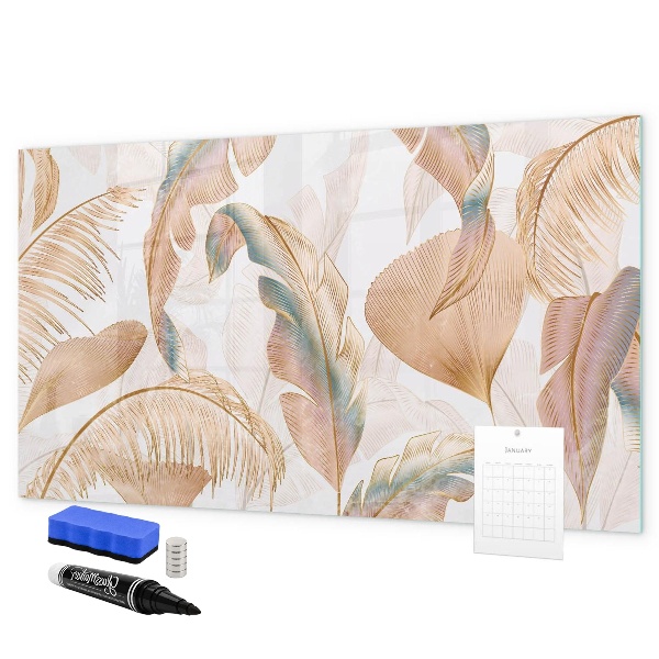 Magnettafel zum schreiben Stilvolle Pinnwand für Fotos und Notizen