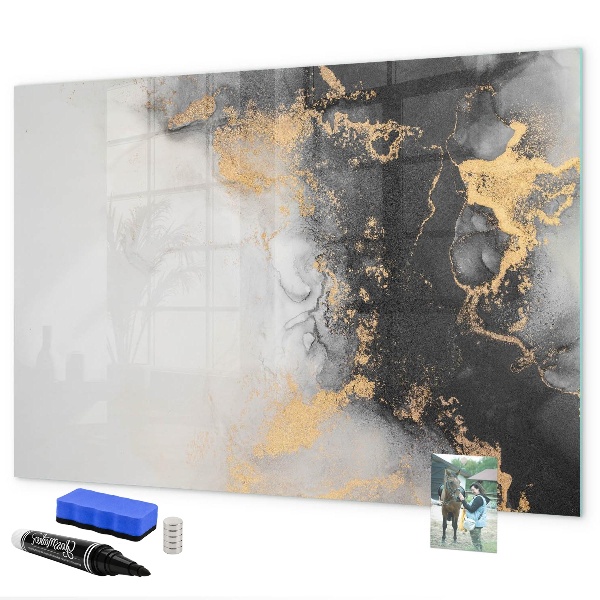Schreib magnettafel Eine stylische Tafel für Notizen und Fotos