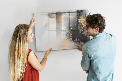 Schreib magnettafel Eine stylische Tafel für Notizen und Fotos