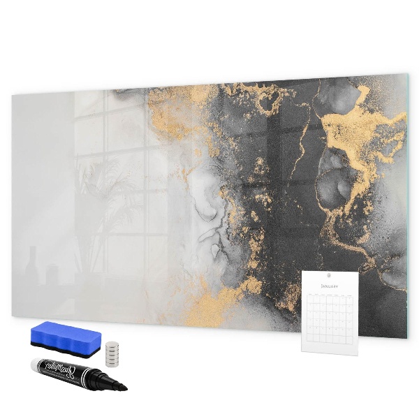 Schreib magnettafel Eine stylische Tafel für Notizen und Fotos