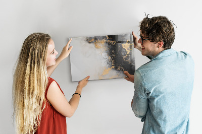 Schreib magnettafel Eine stylische Tafel für Notizen und Fotos
