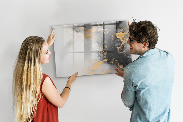 Schreib magnettafel Eine stylische Tafel für Notizen und Fotos