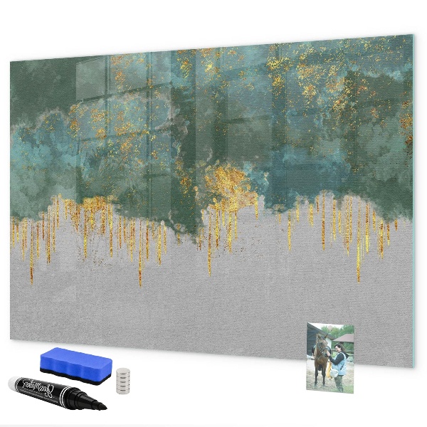 Magnettafel zum schreiben Kreative Fotopräsentationswand