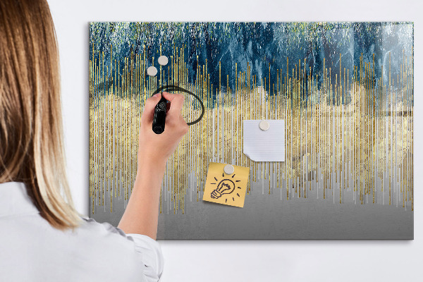 Schreib magnettafel Farbige Tafel zur Präsentation von Fotos