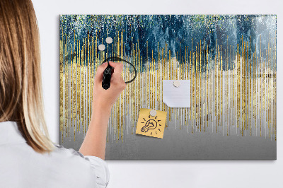 Schreib magnettafel Farbige Tafel zur Präsentation von Fotos