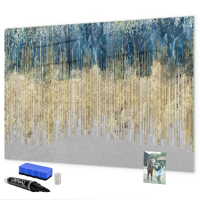 Schreib magnettafel Farbige Tafel zur Präsentation von Fotos