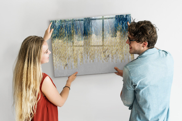 Schreib magnettafel Farbige Tafel zur Präsentation von Fotos
