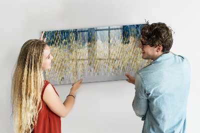 Schreib magnettafel Farbige Tafel zur Präsentation von Fotos