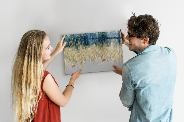 Schreib magnettafel Farbige Tafel zur Präsentation von Fotos