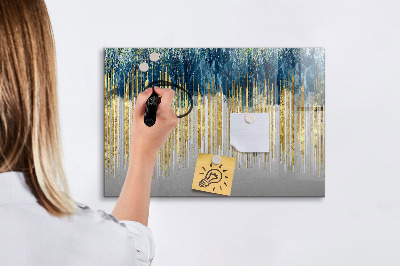 Schreib magnettafel Farbige Tafel zur Präsentation von Fotos