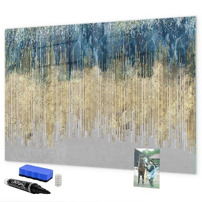 Schreib magnettafel Farbige Tafel zur Präsentation von Fotos