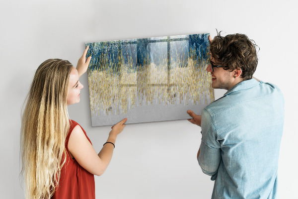 Schreib magnettafel Farbige Tafel zur Präsentation von Fotos