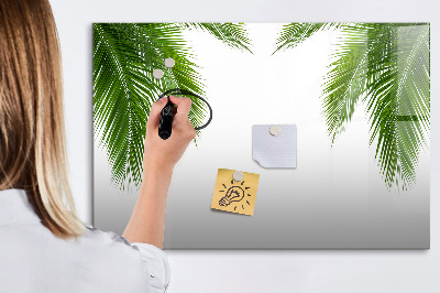 Magnettafel zum schreiben Fotowand mit Palmenmotiv