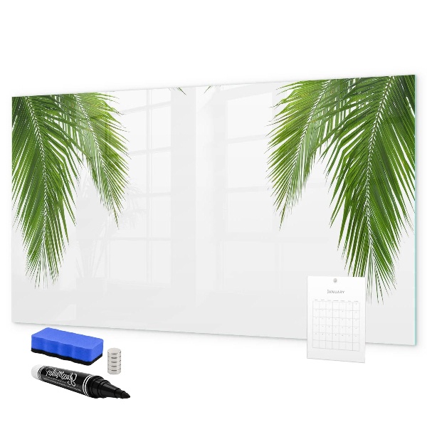 Magnettafel zum schreiben Fotowand mit Palmenmotiv
