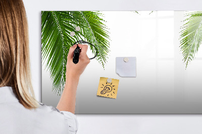 Magnettafel zum schreiben Fotowand mit Palmenmotiv