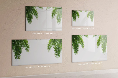 Magnettafel zum schreiben Fotowand mit Palmenmotiv