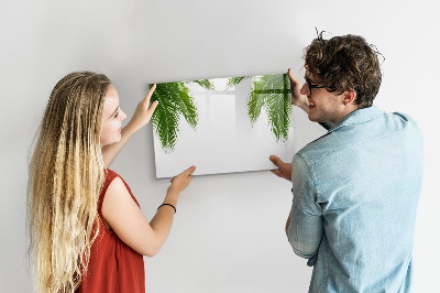 Magnettafel zum schreiben Fotowand mit Palmenmotiv