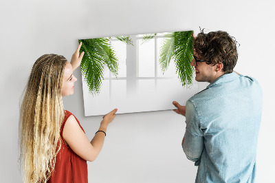 Magnettafel zum schreiben Fotowand mit Palmenmotiv