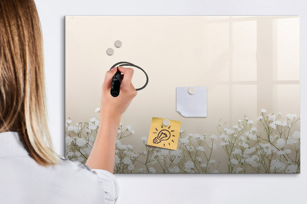 Schreib magnettafel Eine stylische Tafel für Notizen und Fotos