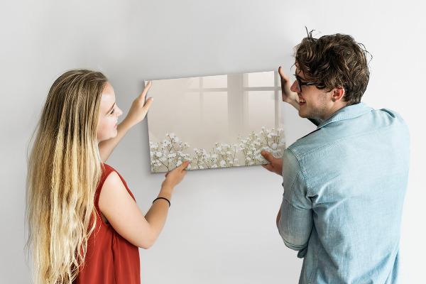 Schreib magnettafel Eine stylische Tafel für Notizen und Fotos