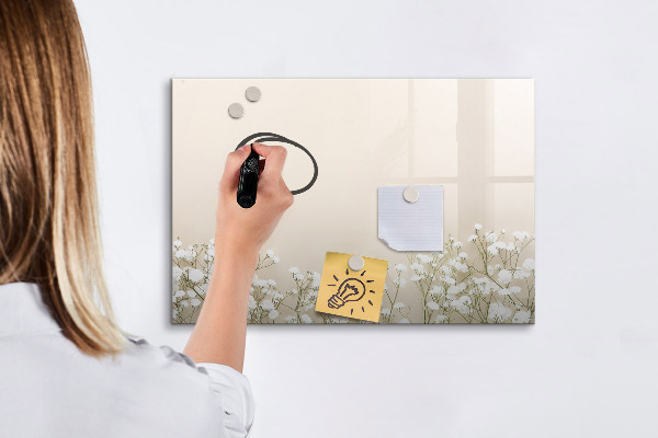Schreib magnettafel Eine stylische Tafel für Notizen und Fotos