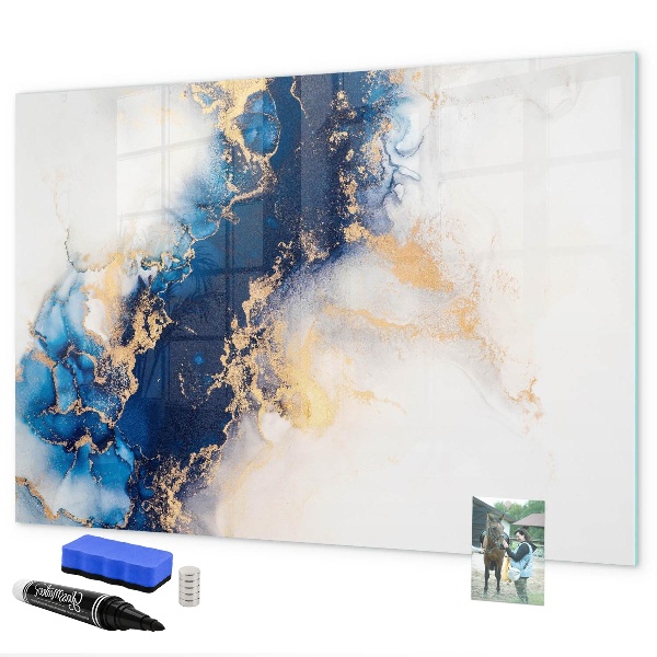 Magnettafel zum schreiben Moderne Pinnwand für Fotos und Notizen