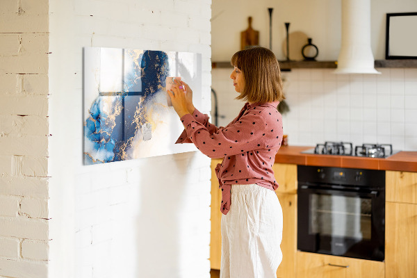 Magnettafel zum schreiben Moderne Pinnwand für Fotos und Notizen