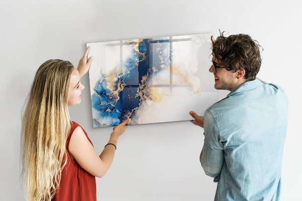 Magnettafel zum schreiben Moderne Pinnwand für Fotos und Notizen