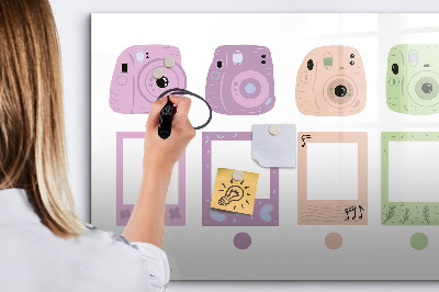 Schreib magnettafel Kreative Pinnwand für Fotos und Notizen