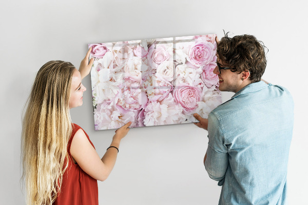 Schreib magnettafel Blumentafel für Notizen und Fotos
