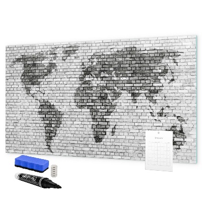 Schreib magnettafel Interaktive Karte zur Anzeige von Fotos