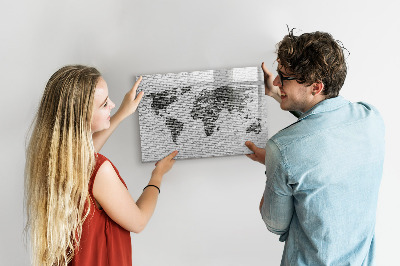 Schreib magnettafel Interaktive Karte zur Anzeige von Fotos
