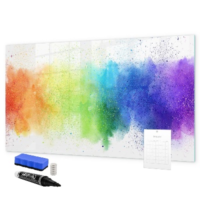 Schreib magnettafel Bunte Foto-Pinnwand