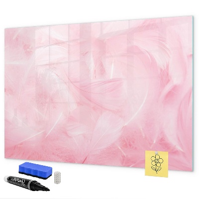 Schreib magnettafel Rosa Tafel für Notizen und Fotos