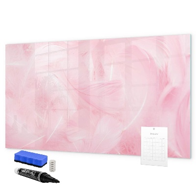 Schreib magnettafel Rosa Tafel für Notizen und Fotos