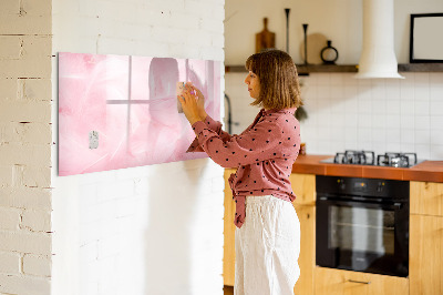 Schreib magnettafel Rosa Tafel für Notizen und Fotos