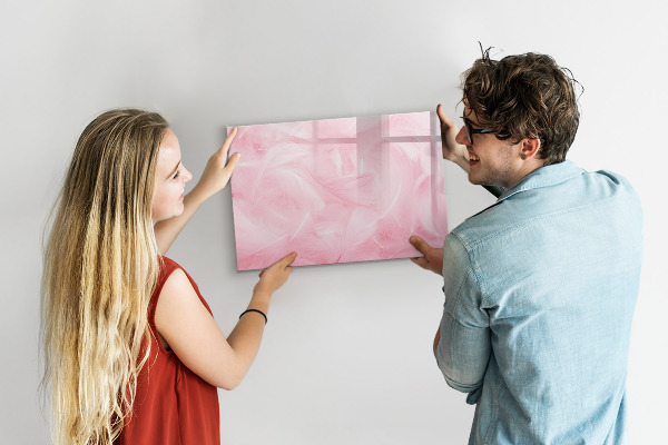 Schreib magnettafel Rosa Tafel für Notizen und Fotos