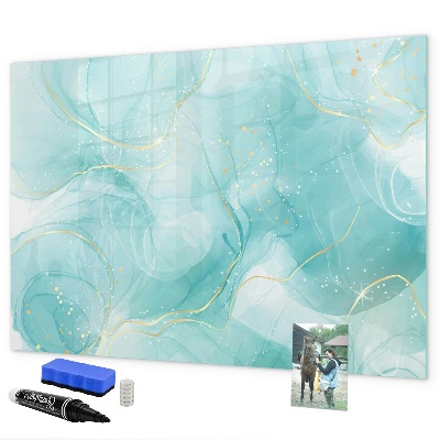 Schreib magnettafel Eine farbenfrohe Tafel für Fotos und Notizen