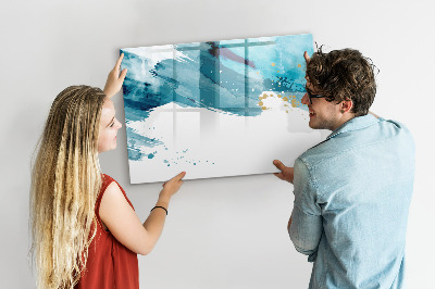 Magnettafel zum schreiben Ein farbenfrohes Poster zur Präsentation von Fotos