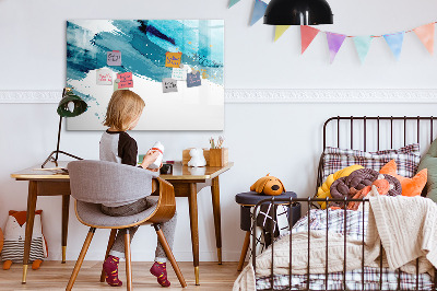 Magnettafel zum schreiben Ein farbenfrohes Poster zur Präsentation von Fotos