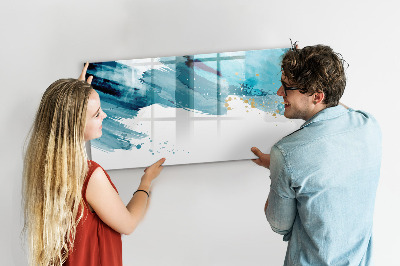 Magnettafel zum schreiben Ein farbenfrohes Poster zur Präsentation von Fotos