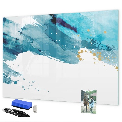 Magnettafel zum schreiben Ein farbenfrohes Poster zur Präsentation von Fotos