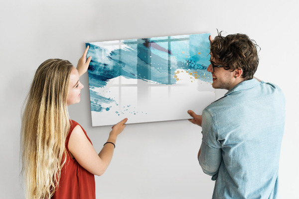 Magnettafel zum schreiben Ein farbenfrohes Poster zur Präsentation von Fotos