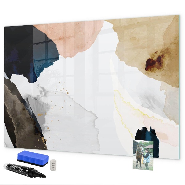Schreib magnettafel Ein kreativer Raum zur Präsentation von Fotos