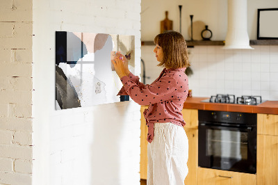 Schreib magnettafel Ein kreativer Raum zur Präsentation von Fotos